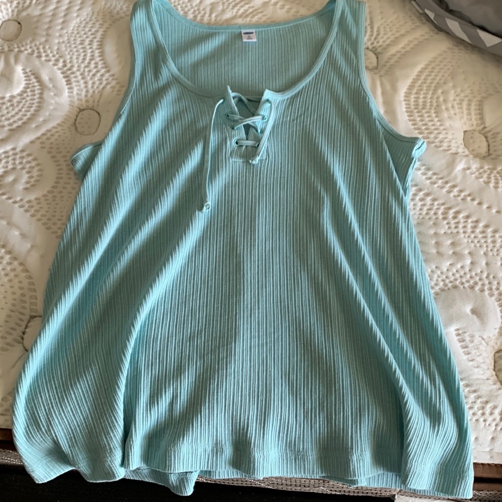 Sexy laced up tank